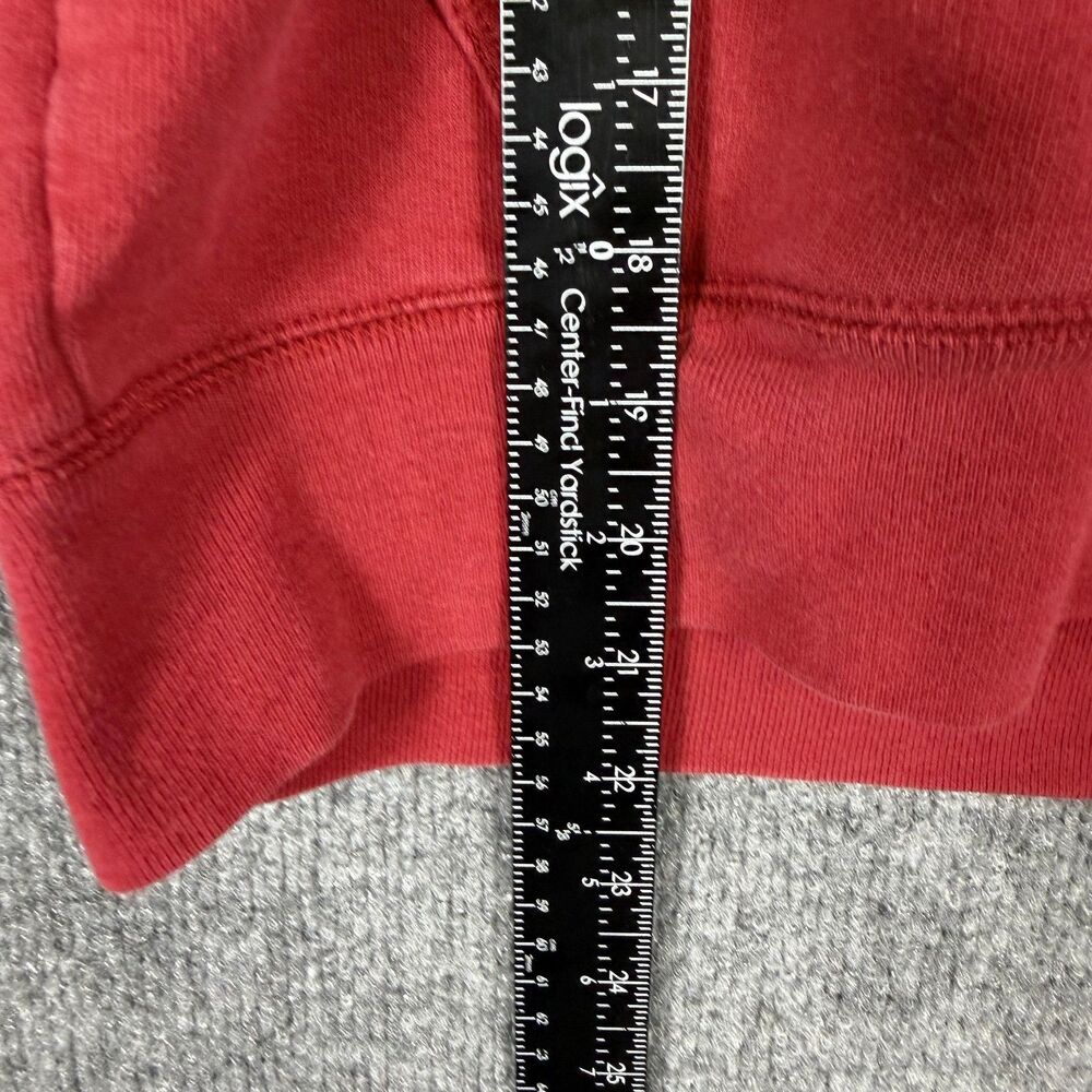 Old Navy Hoodie Youth Size M Red Vintage Y2K Flames Graphic Sweatshirt 2005 - Picture 10 of 10
